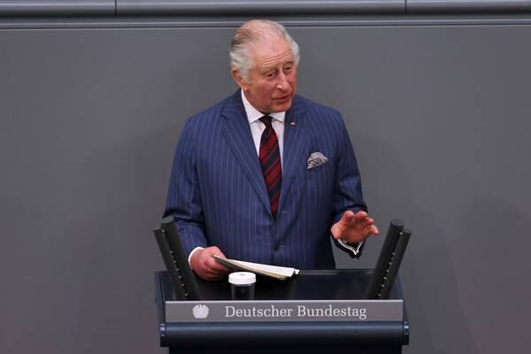 King Charles praises Germany’s military support for Ukraine in Bundestag address