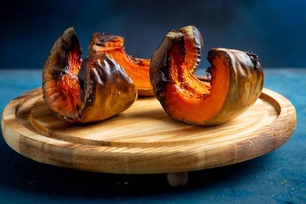The joy of autumnal cooking: Venison with roasted pumpkin puree