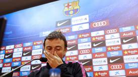 Barca coach Luis Enrique denies rift with Messi