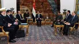Egypt’s president urges UN mandate for Libya coalition