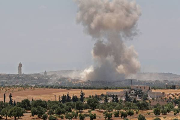 Turkish convoy hit by air strike in Syria