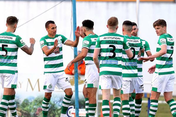 Graham Burke double sends Shamrock Rovers three points clear