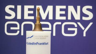 Siemens’ $18bn energy spin-off falls in Frankfurt debut
