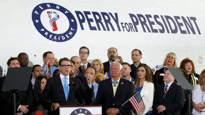 Rick Perry launches second bid for US presidency