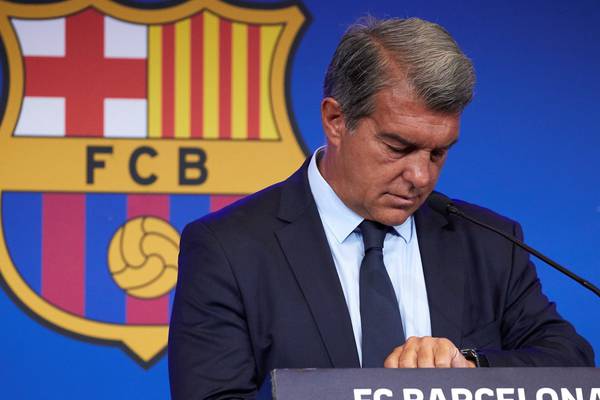 Barcelona have debts of €1.35 billion, says Joan Laporta