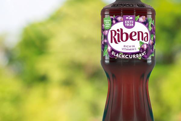Ribena redesigns bottle to make it recyclable