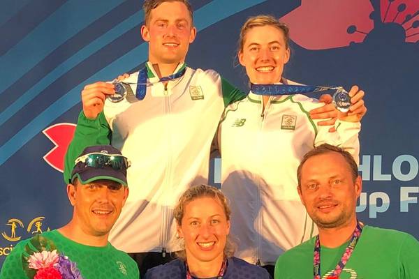 Natalya Coyle and Arthur Lanigan-O’Keeffe take silver at Pentathlon World Cup