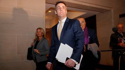Cohen returns to Congress to testify behind closed doors