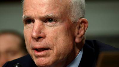 McCain makes emotional return to US senate for Obamacare vote