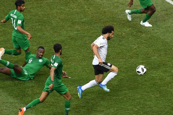 Saudis stun Egypt in World Cup farewell despite Salah strike