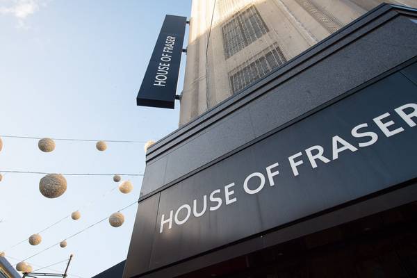 House of Fraser’s financial position laid bare in note to creditors