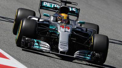 Lewis Hamilton fastest as Mercedes dominate in Spain