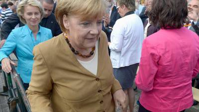 Merkel open to second grand coalition with SPD
