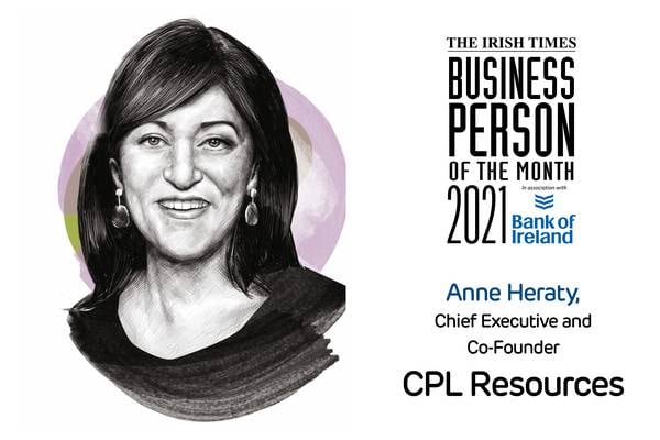 The Irish Times Business Person of the Month: Anne Heraty