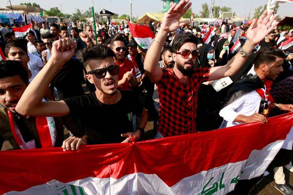 Iraqi and Lebanese protesters confront elites and their foreign backers