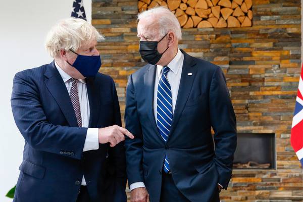 Biden and Johnson reaffirm commitment to Belfast Agreement