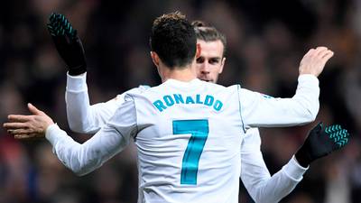 Cristiano Ronaldo warms up for PSG clash with hat-trick