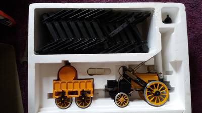 Art&Antiques: Stephenson's Rocket model train and Tri-ang pedal car in Cork sale