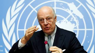 Syrian peace talks to begin on Friday, says UN special envoy