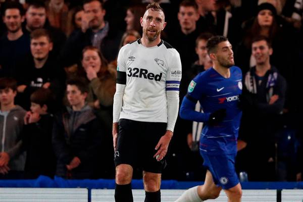 Richard Keogh’s nightmare helps Chelsea see off Derby
