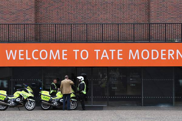 Teenager arrested after child thrown five floors at Tate Modern