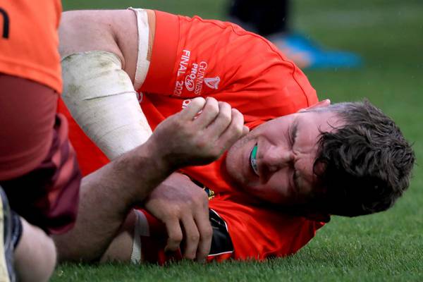 Peter O’Mahony to miss Munster’s date with Toulouse