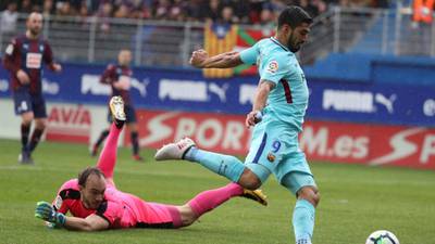 Barcelona ease past Eibar and set their sights on Stamford Bridge