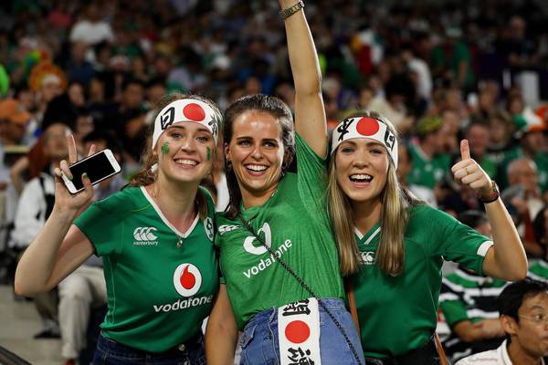 The battle cry of Irish rugby fans: ‘I should’ve brought a coat’