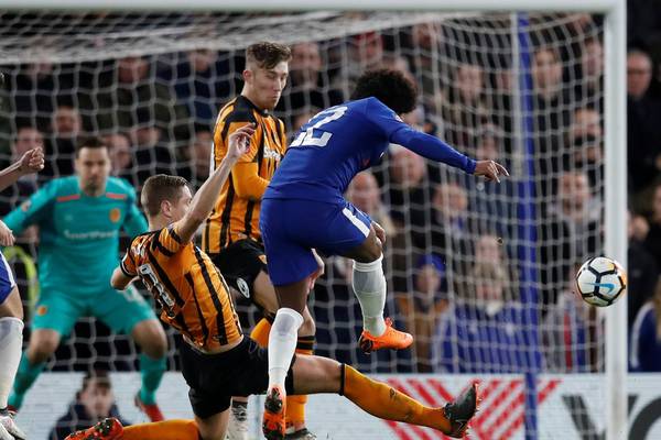 Willian’s early effervescence sees Chelsea into last eight