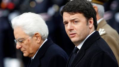 Italian president wants new prime minister appointed quickly