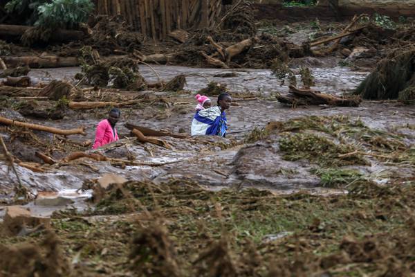 Kenya searches for more than 90 missing after floods