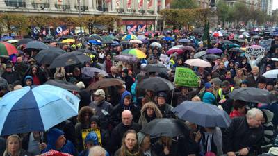 Dublin centre and suburbs bring tens of thousands onto street