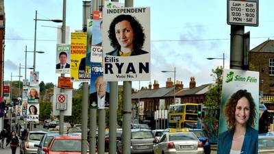 Election poster campaign scales new heights