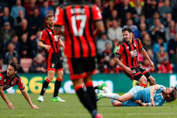 Harry Arter lucky to avoid red card for horror tackle