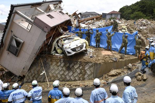 Japan floods: death toll reaches 114 after record rainfall