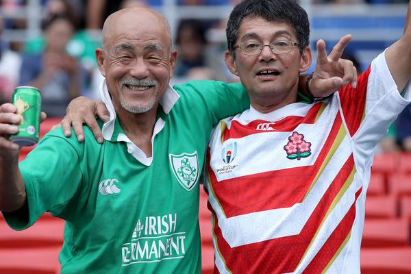 Irish fans in Japan discover unexpected links with their hosts
