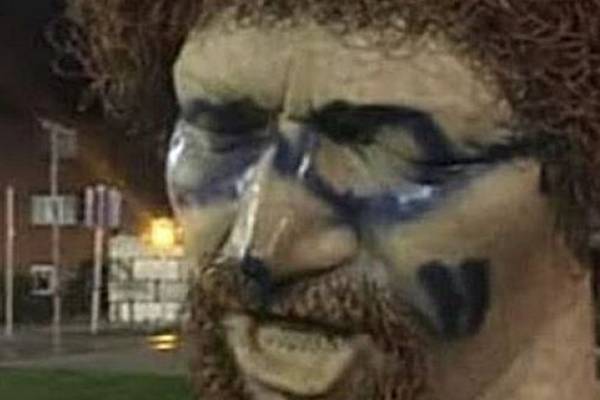 Statue of Dubliners singer Luke Kelly defaced for second time
