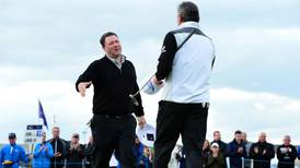 Paul Lawrie knocked out of his own match play