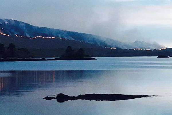 Firefighters battle widespread gorse fires in Cork, Kerry