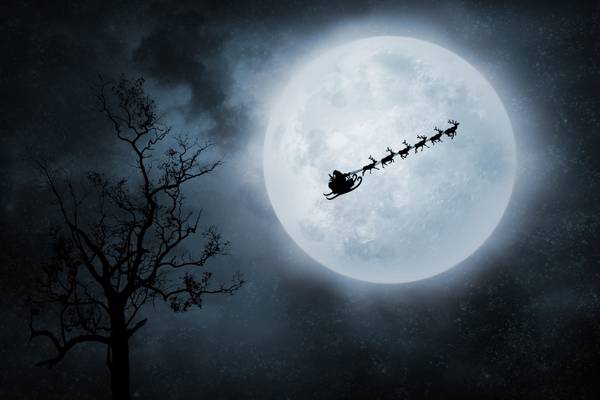 Did newsreaders always report on Santa’s journey?