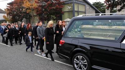 Eamonn Campbell funeral punctuated by song and laughs