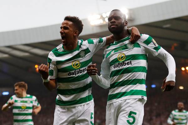 Edouard double completes historic triple treble for Celtic