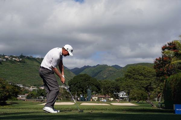 Tom Hoge leads as players put Hawaii missile scare behind them