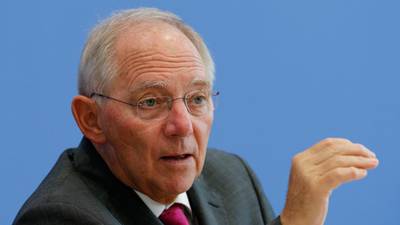 Schaüble says euro can work through unrest