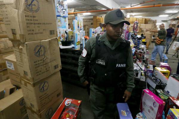 Venezuela seizes 4 million toys to distribute to the poor