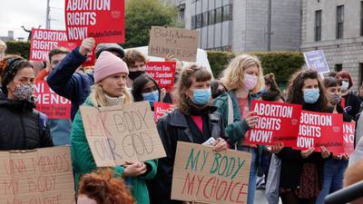Protesters gather in Dublin to oppose Texas abortion law