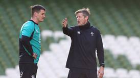 Johnny Sexton takes full part in Ireland training session