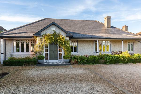 Once a modest bungalow, this extended Sandycove six-bed is large and spacious