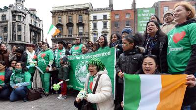 Undocumented migrants stage Dublin rally for regularised status