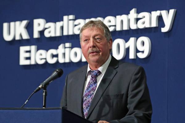East Antrim: Sammy Wilson calls for Assembly restoration after comfortable win